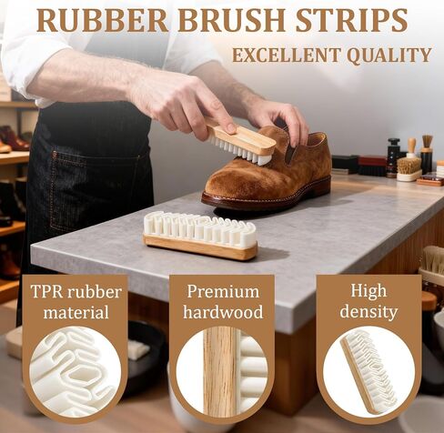 قطعتان من فرش الأحذية المصنوعة من الجلد السويدي مع ممحاة من الجلد السويدي، مجموعة فرش تنظيف من جلد النوبوك للأحذية المصنوعة من الجلد السويدي والأحذية طويلة الرقبة والأحذية الرياضية والسترات والعناية بالجلد in Kuwait