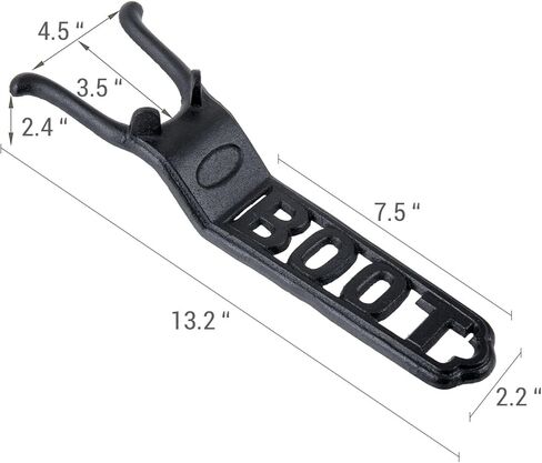 MyGift Boot Brush Scraper Outdoor, Boot Cleaner Scrubber & Boot Jack Remover for Cowboy Boots in Saudi Arabia