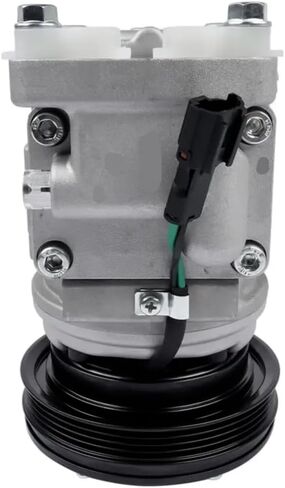 AC Compressor With Clutch AP01 Compatible With Doosan DL200 Wheel Loader Excavator Model 2208-6013B in Saudi Arabia