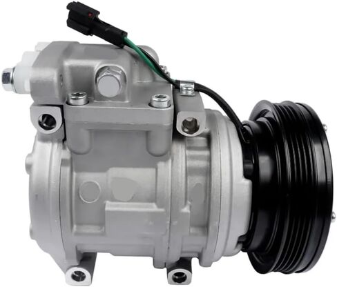AC Compressor With Clutch AP01 Compatible With Doosan DL200 Wheel Loader Excavator Model 2208-6013B in Saudi Arabia