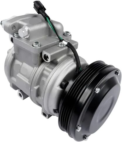 AC Compressor With Clutch AP01 Compatible With Doosan DL200 Wheel Loader Excavator Model 2208-6013B in Saudi Arabia