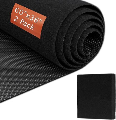 8'10" x 22' Oversized Garage Floor Mat – Leak-Proof Rubber Backing with Oil Absorbent Felt Top, Heavy Duty Floor Protector for Full-Size Trucks, SUVs, RVs & Workshops – Trimmable, Anti-Slip in Saudi Arabia