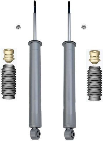 Front Absorbers & Boots Kit for Jaguar for Vanden Plas 1998-2003 for XJ8 1998-2003 for XJR 1998-2003 13.58-Compressed Length E2(102)-Lower Mount Type 2873521 BFJG-48166-22, adapt to your car in Kuwait