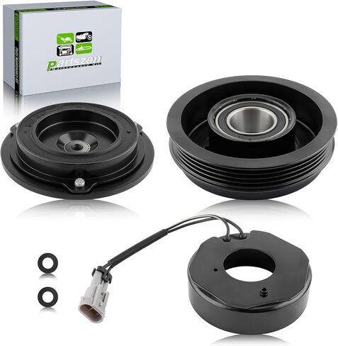 15-4709 AC Compressor Clutch Kit 5.3L 5.7L for GMC Sierra 2500 Yukon Savana 2500 Savana 3500 for Chevy Suburban 2500 Tahoe for Cadillac Escalade Replace 20906283 Pulley Coil Bearing Plate in Saudi Arabia
