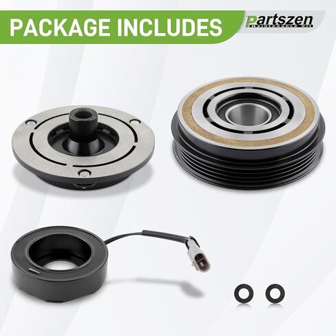 15-4709 AC Compressor Clutch Kit 5.3L 5.7L for GMC Sierra 2500 Yukon Savana 2500 Savana 3500 for Chevy Suburban 2500 Tahoe for Cadillac Escalade Replace 20906283 Pulley Coil Bearing Plate in Saudi Arabia