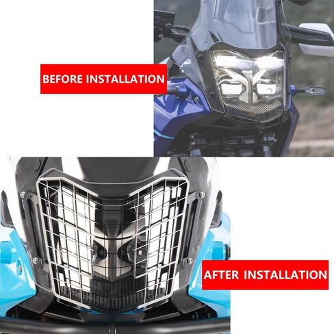 لـ Tenere700 2025 T700 Tenere 700 Rally 2025 غطاء حماية للمصابيح الأمامية درع حماية للمصابيح الأمامية غطاء شبكة مصبغة 0 يُباع بواسطة متجر Motoman (4.5 | 2,000+ مُباع) in Kuwait