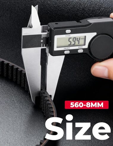 KEMIMOTO Surron Drive Belt – Upgraded HNBR Material for High-Torque Off-Road Trails, Compatible with Surron Light Bee & Segway X160/X260 Talaria XXX Primary Belt 560-8M in Saudi Arabia