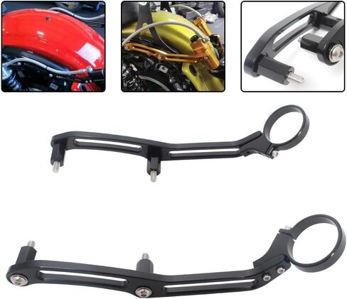 طقم أدوات دعامة الصدمات الخلفية للتعليق يناسب Harley Touring Road King Road Glide Electra Glide Street Glide 2014-2024، أسود in Kuwait