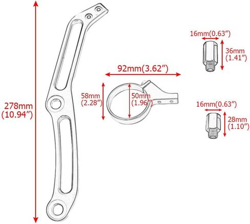 طقم أدوات دعامة الصدمات الخلفية للتعليق يناسب Harley Touring Road King Road Glide Electra Glide Street Glide 2014-2024، أسود in Kuwait