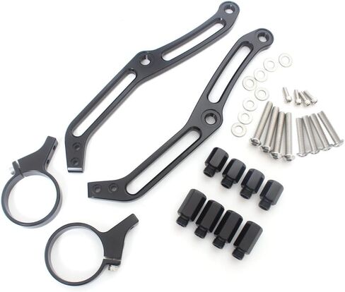 طقم أدوات دعامة الصدمات الخلفية للتعليق يناسب Harley Touring Road King Road Glide Electra Glide Street Glide 2014-2024، أسود in Kuwait