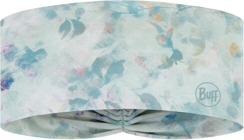 BUFF CoolNet UV Ellipse Headband, UPF 50 Sun Protection, Breathable, Cooling Hair Wrap, Versatile, Quick Dry Bandana, Luad Seagrove Green, Adult Size in Saudi Arabia