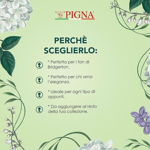 مجموعة Pigna x Bridgerton مكونة من 10 دفاتر ملاحظات ماكسي مقاس A4 وورق 80 جم و80 صفحة + صفحة غلاف مخصصة مقاس 1R مسطرة in Kuwait