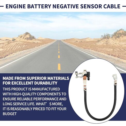 Engine Battery Negative Sensor Cable Assembly Replace 37180-D5500 37180D5500 Compatible with Kia Optima 2019 2020 L4 in Kuwait