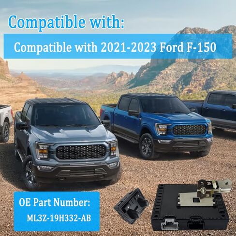 Definity New Trailer Brake Controller Kit Compatible with 2021-2023 Ford F-150, ML3Z-19H332-AB | Plug-and-Play in Kuwait