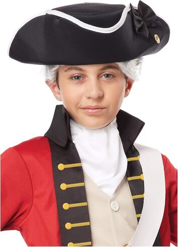 California Costumes Kids Colonial Tricorn Hat,Black,Standard in Saudi Arabia