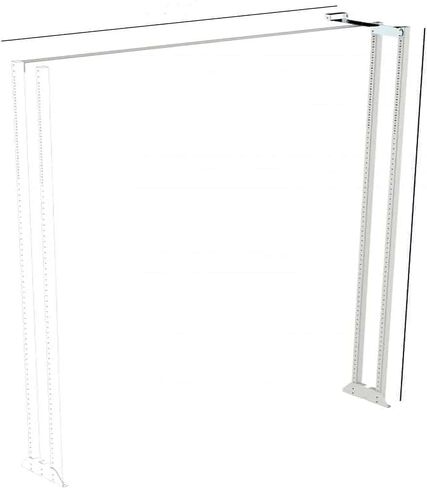 Van Storage System Shelf Support | Dual Post Heavy Duty Extension Frame | Mid/High Roof Commercial Vehicles in Saudi Arabia