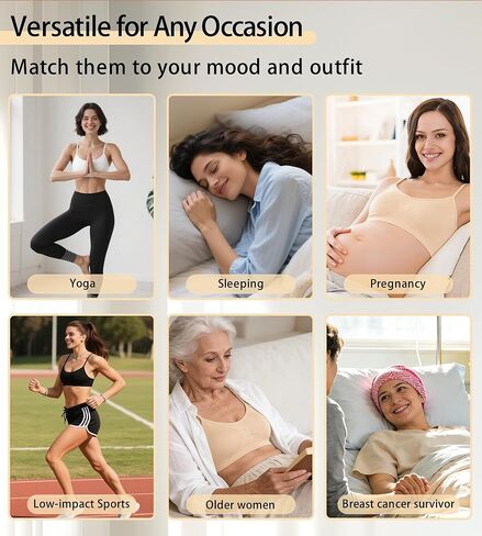 3 Pack Sports Bras for Women - V Neck Padded Wireless Seamless Tank Top Comfy Sleep Yoga Bralette Cropped Cami in Kuwait