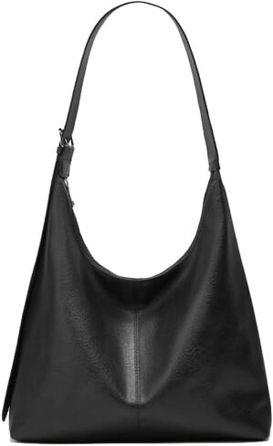 حقائب هوبو نسائية كبيرة من الجلد النباتي حقيبة يد كتف مترهل للسفر والتسوق in Kuwait