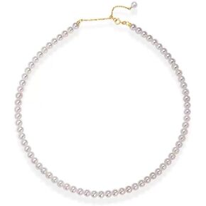 Generic عقد من اللؤلؤ الصناعي للنساء - حبلا من اللؤلؤ الصناعي الأنيق للنساء، مجوهرات عصرية، عيد الميلاد، عيد الشهر، أبيض in Kuwait