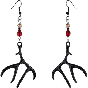 Alastor Earrings Inspired Merch Cosplay Dress up Accessories for Women Girls