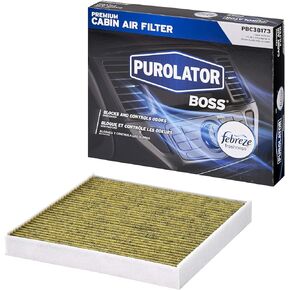 Purolator PBC38173 PurolatorBOSS Premium Cabin Air Filter with Febreze Freshness fits Select Chevrolet, GMC, Cadillac, 1 Count (Pack of 1)