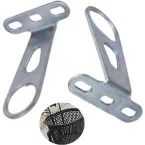 Bicycle Basket Support Bracket for Bicycle, 2 Pcs Frame Bicycle Basket Front Rear Lamp Support, Universal Bicycle Support for Folding Bikes Mountain Bikes Electric Bikes