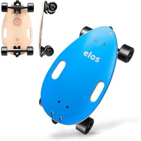 لوح تزلج ELOS خفيف الوزن بالكامل - ألواح تزلج صغيرة طويلة مصممة للمبتدئين والركاب في المناطق الحضرية. الهدية جاهزة، ومعبأة. سطح لوح تزلج واسع ومستقر. مجلس الحرم الجامعي in Kuwait