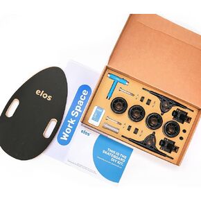 ELOS Skateboard Complete Lightweight - Mini Longboard Cruiser Skateboards Built for Beginners & Urban commuters. Gift Ready, Bagged. Wide & Stable Skateboard Deck. Campus Board