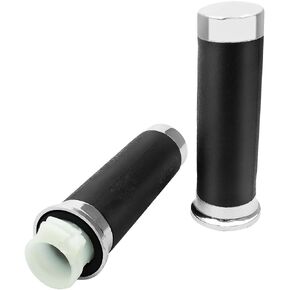 EMIHO Motorcycle Hand Grip 1 Inch 25mm Fit for Honda VT XVS Shadow 400/600/750, Handlebar Grips Cable Throttle Compatible with Yamaha XVS400 XVS650 XVS1100