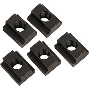 5pcs T Slot Nuts Black Oxide Tee Nuts Tacoma Finish T Slot Nuts Threads Fit Into T slots Nut In Machine Tool Tables
