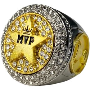 MVP Championship Trophy Ring Award Gift for Tournament or League Champion Most Valuable Player