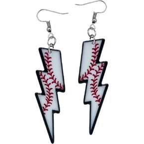 Softball Earrings for Girls - Volleyball Earrings for Women - Baseball Mom Earrings - Basketball Earrings for Mom - Football Jewelry - Softball Stuff - Football Earrings in Kuwait