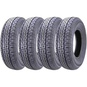 4 New Premium WINDA Trailer Tires ST 205 75R14 / 8PR Load Range D Steel Belted Radial w/Scuff Guard