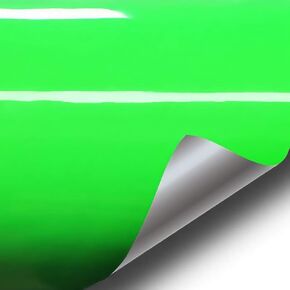 VViViD Fluorescent Green Gloss Vinyl Wrap (12 Inch x 60 Inch)