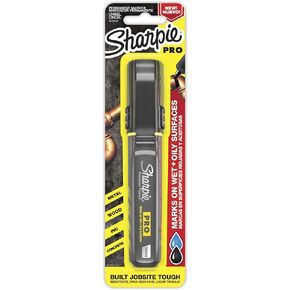 SHARPIE Pro Permanent Marker, Medium, Chisel Tip, Black Marker (2018329)