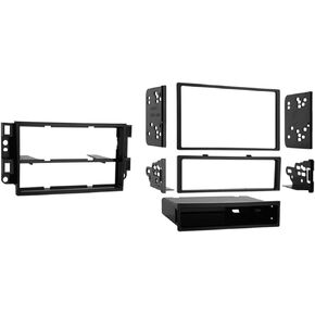 Metra 99-3306 Double DIN or Single DIN Installation Dash Kit for 2007-up Chevrolet Aveo and Pontiac G3 (Black)