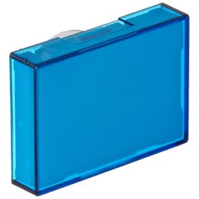 Omron A165L-JA Pushbutton, IP65 Oil-Resistant, LED Lighted, Rectangular, Blue