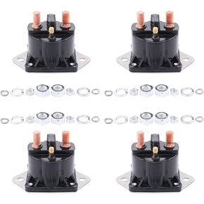 ApplianPar Pack of 4 12V Winch HD Solenoid Relay 72631 28396 for Warn XD9000 XC9000i M6000 M8000 VR10000 9.5ti