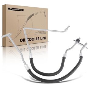 A-Premium Automatic Transmission Oil Cooler Line Hose Assembly Compatible with Chevrolet Malibu 1997-2003 & Alero 1999-2004, Cutlass 1997-1999, Cutlass Supreme 1997 & Pontiac Grand Am 1999-2005