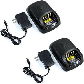 Battery Charger for Motorola DP4000 Series XPR6300 Series XiRP8200 Series Walkie Talkies and APX1000-4000 Replacement for Motorola WPLN4226 WPLN4232 (2pcs)