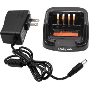 Afadorable CH10A07 Charger Fit for Hytera PD702 PD705 PD782 PD785 PD605 PD662 PD685 PD502 PD505 PD565 PT580H Two Way Radio, BL1504 BL2006 BL2008 BL2502 BL2503 Battery Charger