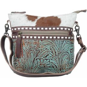 Myra Bag Delphine Canvas & Hairon Bag S-5218 in Kuwait