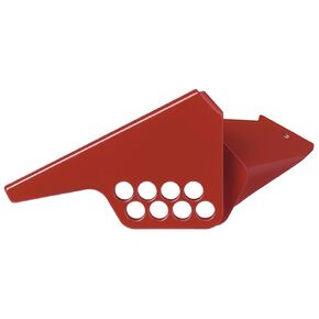 Zing Green Products 7273 Steel Small Ball Valve Lockout Device, Red