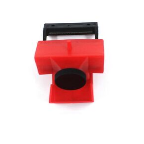 Circuit Breaker Lockout Device, Clamp-on Single Pole Breaker Lock Out Device,270/480Volt, for circuitbreaker Handles with a Width of 1.45 inches or Less,red(BR-8019)