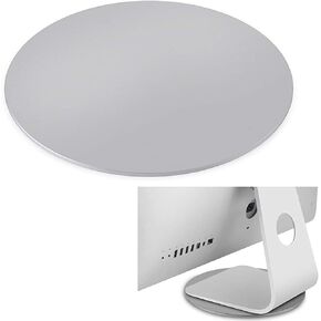 360° Rotation Monitor Stand, Grey Aluminum Alloy, Wide Compatibility for iMac, Laptop, Potted Plants, Arts & Crafts and More