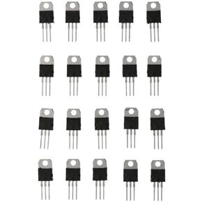 SHUATI 20pcs Chip IC, 5A 60V Darlington Transistors, TIP120 TO-220 Power Transistor, Darlington Bipolar for DIY Electronic