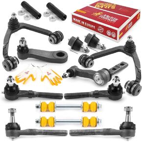Made in Europe - Metrix Premium 14 Pieces Front Suspension Kit Fits Ford Expedition, Ford F-150, Ford F-150 Heritage, Ford F-250, Lincoln Navigator - 4WD Only