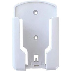 MOMOFULL Remote Holder Wall Mount Media Controller Organizer White Plastic Storage Box