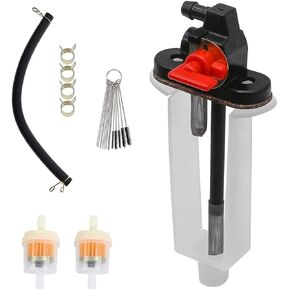 Cylinman Petcock Fuel Shutoff Valve Switch Fit for Polaris Sportsman Scrambler 400 500 for Polaris 300 2x4 4x4 for Trail Boss 250 350L Magnum 425 Big Boss 250 300 350L 400L Replace 810-C-FVL-0001