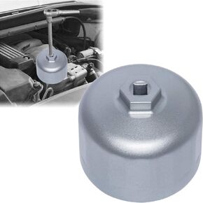 E-cowlboy 86mm 16 Flutes Oil Filter Wrench for BMW and Volvo, Silver